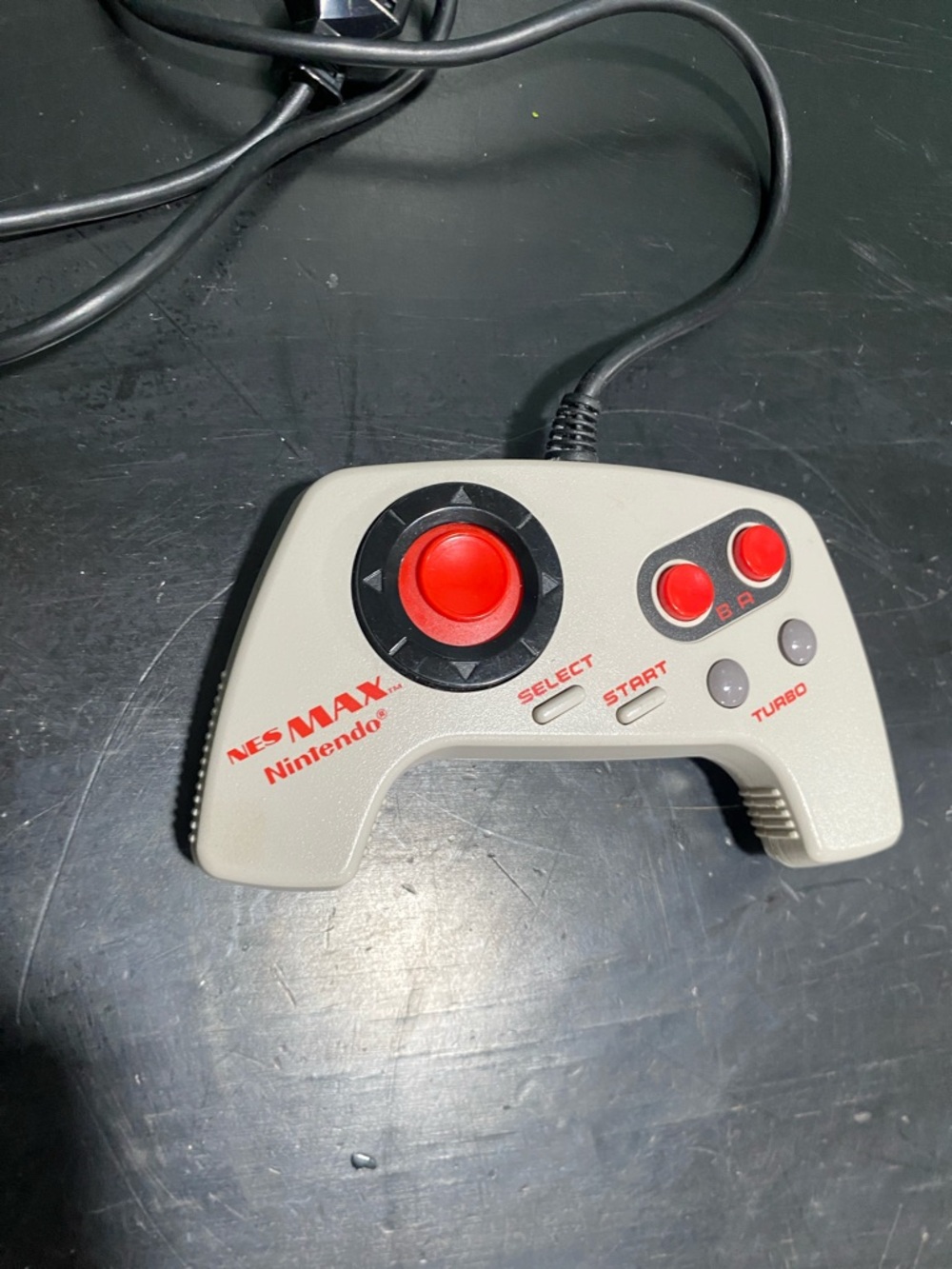 Nintendo NES MAX Controller - Light Gray with Red Accents